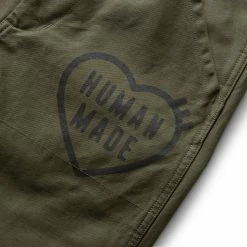 Human Made PRINT CHINO PANTS -NIke Shop humanmadePRINTCHINOPANTSOLIVEDRABSHM24PT002 3
