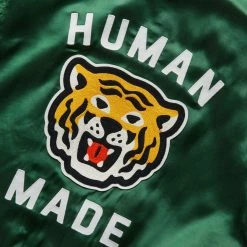 Human Made TIGER STADIUM JACKET 14 Human Made TIGER STADIUM JACKET -NIke Shop humanmadeSTADIUMJACKETGREENMHM25JK010 6