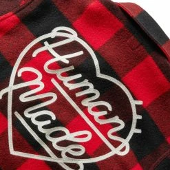 Human Made WOOL OUTER SHIRT -NIke Shop humanmadeWOOLOUTERSHIRTREDSHM24SH008 4