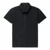 Homme Plissé Issey Miyake BASICS POLO SHIRT -NIke Shop isseymiyakeBASICSBLACK2HP36JM330 1