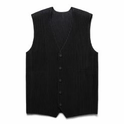 Homme Plissé Issey Miyake BASICS V-NECK WAISTCOAT