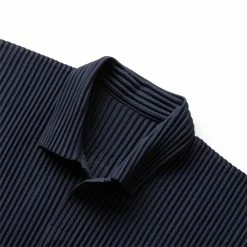 Homme Plissé Issey Miyake BASICS POLO SHIRT -NIke Shop isseymiyakeBASICSNAVY2HP36JM330 3