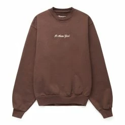 Bueno EMBROIDERY SCRIPT LOGO CREWNECK SWEATER
