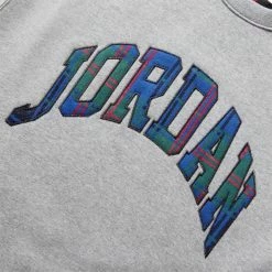 Air Jordan ESSENTIAL HOLIDAY PLAID FLEECE CREW -NIke Shop jordanESSHOLPLDFLCCREWCARBONHEATHERLIGHTCONCORDRATTANSDV1574 091 4