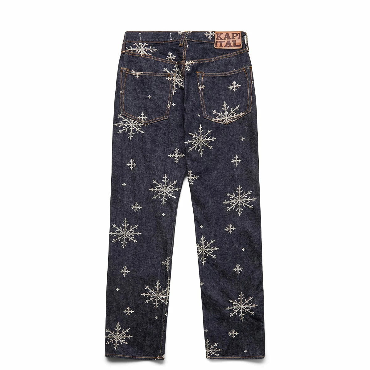 KAPITAL 14OZ DENIM SNOW EMBROIDERY 5P TH STRAIGHT 4 KAPITAL 14OZ DENIM SNOW EMBROIDERY 5P TH STRAIGHT - Image 2