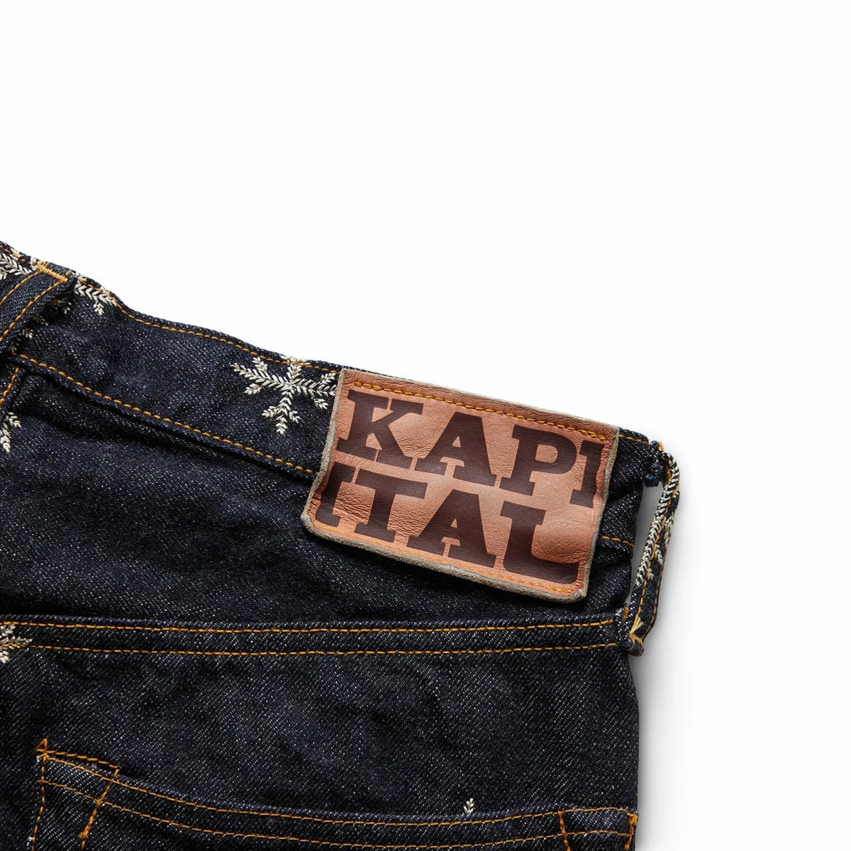 KAPITAL 14OZ DENIM SNOW EMBROIDERY 5P TH STRAIGHT 7 KAPITAL 14OZ DENIM SNOW EMBROIDERY 5P TH STRAIGHT - Image 5