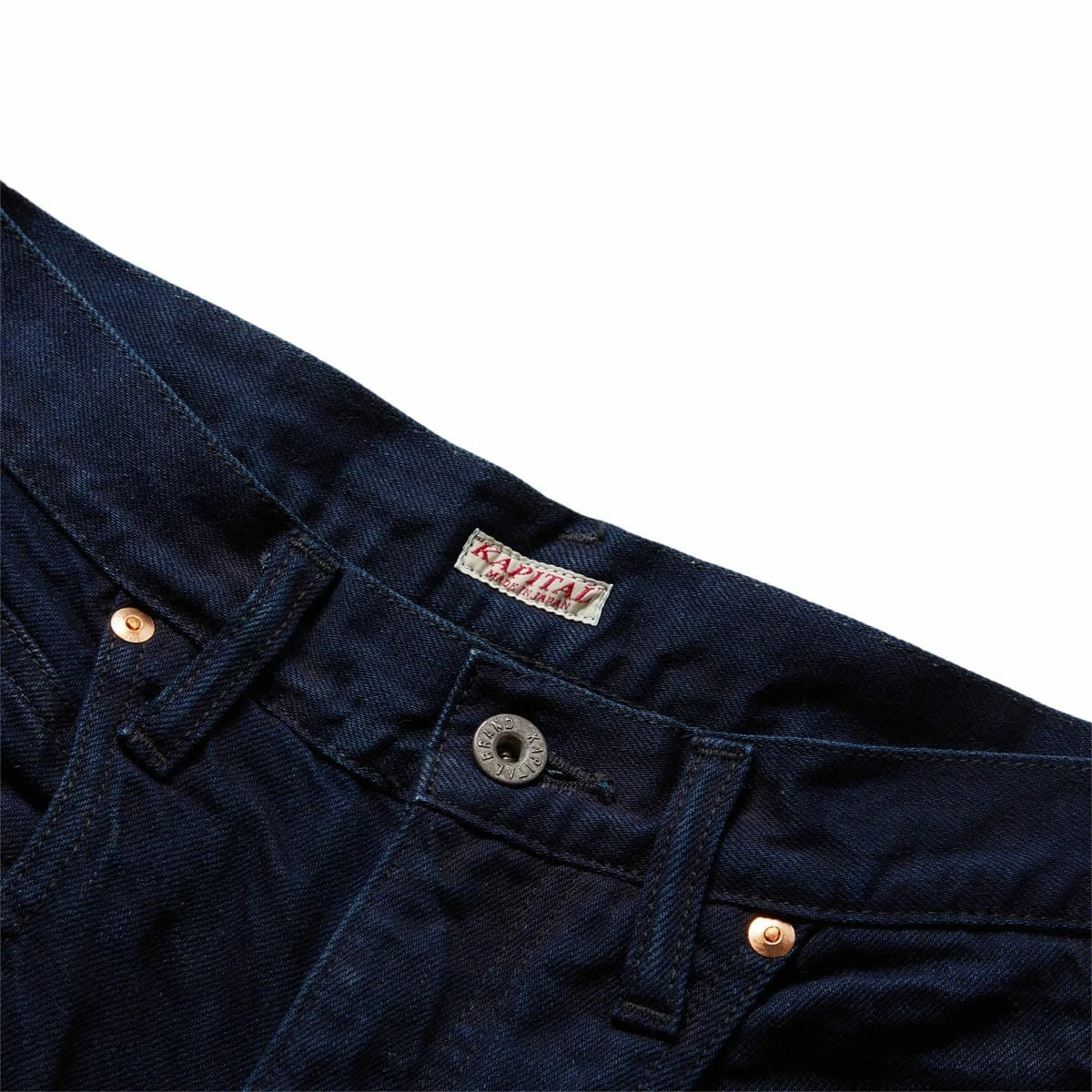 KAPITAL LIGHT CANVAS RINGOMAN CARGO PANTS 5 KAPITAL LIGHT CANVAS RINGOMAN CARGO PANTS - Image 3