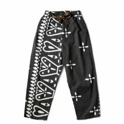 KAPITAL COMBED BURBERRY HUMONGO CROSS EASY PANTS