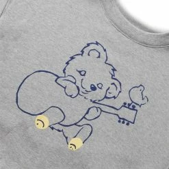 KAPITAL ECO SWT KNIT CREW SWT (LITTLE BEAR & HARMONEY) -NIke Shop kapitalECOSWTKNITCREWSWT LITTLEBEAR HARMONEY GRAY2K2203LC057 4