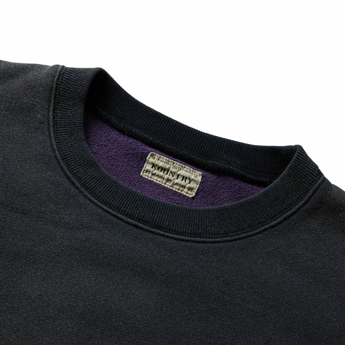 KAPITAL FLEECE KNIT 2TONES REMAKE BIG SWT (BONE) 5 KAPITAL FLEECE KNIT 2TONES REMAKE BIG SWT (BONE) - Image 3