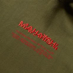 Maharishi CUBIST DRAGON HOODED SWEAT -NIke Shop maharishiCUBISTDRAGONHOODEDSWEATOLIVEM4019 3