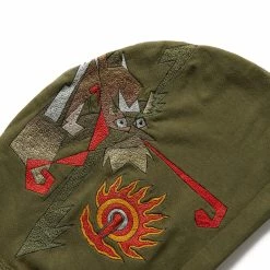 Maharishi CUBIST DRAGON HOODED SWEAT -NIke Shop maharishiCUBISTDRAGONHOODEDSWEATOLIVEM4019 4