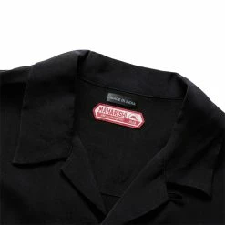 Maharishi KOUMORI CAMP COLLAR SHIRT -NIke Shop maharishiKOUMORICAMPCOLLARSHIRTBLACKS4127 3