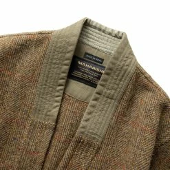 Maharishi WOOL KIMONO OVERSHIRT 10 Maharishi WOOL KIMONO OVERSHIRT -NIke Shop maharishiWOOLKIMONOOVERSHIRTOLIVECHECKM4142 3