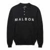 Malbon Golf HAMLOCK LS KNIT POLO 2 Malbon Golf HAMLOCK LS KNIT POLO -NIke Shop malbonHAMLOCKLSKNITPOLOBLACKSM 7473 BLK 1