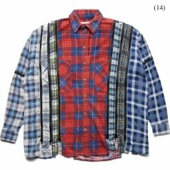 Needles FLANNEL SHIRT - 7 CUTS ZIPPED WIDE SHIRT -NIke Shop needlesFLANNELSHIRT 7CUTSZIPPEDWIDESHIRTASSORTED0999OS 14 LQ300 1