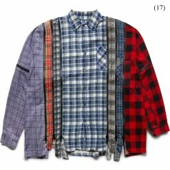 Needles FLANNEL SHIRT - 7 CUTS ZIPPED WIDE SHIRT -NIke Shop needlesFLANNELSHIRT 7CUTSZIPPEDWIDESHIRTASSORTED0999OS 17 LQ300 1