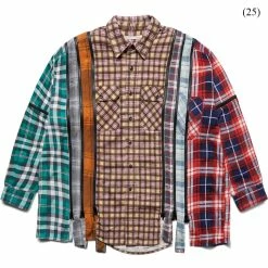 Needles FLANNEL SHIRT - 7 CUTS ZIPPED WIDE SHIRT -NIke Shop needlesFLANNELSHIRT 7CUTSZIPPEDWIDESHIRTASSORTED0999OS 25 LQ300 1