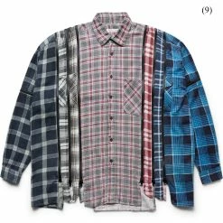 Needles FLANNEL SHIRT - 7 CUTS ZIPPED WIDE SHIRT -NIke Shop needlesFLANNELSHIRT 7CUTSZIPPEDWIDESHIRTASSORTED0999OS 9 LQ300 1