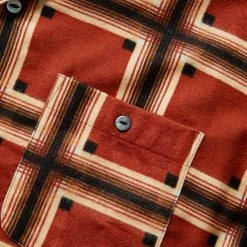 Needles ONE-UP SHIRT -NIke Shop needlesONE UPSHIRTC BRNBLKSLQ153 4