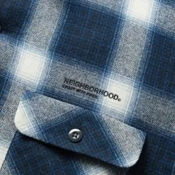Neighborhood PENDLETON CHECK BOA SHIRT -NIke Shop neighborhoodPENDLETON.CHECKBOASHLSBLUEM2221508N SHM01 3