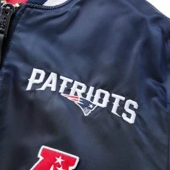 NEW ERA X ALPHA INDUSTRIES NEW ENGLAND PATRIOTS BOMBER JACKET -NIke Shop neweraMA 1MNVREWHX30760BR00NEEPATBLUEREDSMA 1 3