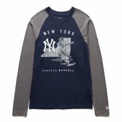 NEW ERA NEW YORK YANKEES RAGLAN LS T-SHIRT