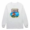 Pleasures BOWL LONG SLEEVE -NIke Shop pleasuresBOWLLONGSLEEVEWHITESP22F045 1