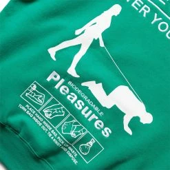Pleasures CLEAN UP HOODIE -NIke Shop pleasuresCLEANUPHOODIEGREENSP22F006 5