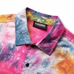 Pleasures DIZZY S/S BUTTON DOWN -NIke Shop pleasuresDIZZYSSBUTTONDOWNMULTIP22SU005 3