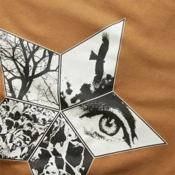 Pleasures DEMONSTRATION HOODIE -NIke Shop pleasuresFLYINGHOODIECARAMELMP22W068 5