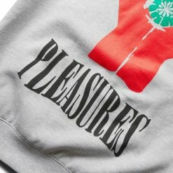 Pleasures HST ZIP HOODIE -NIke Shop pleasuresHSTZIPHOODIEHEATHERGREYSP22W051 5