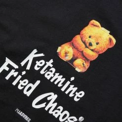 Pleasures KETAMINE T SHIRT -NIke Shop pleasuresKETAMINETSHIRTBLACKSP22W002 3