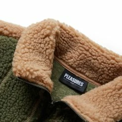 Pleasures REWIND QUARTER ZIP -NIke Shop pleasuresREWINDQUARTERZIPGREENSP22F021 4