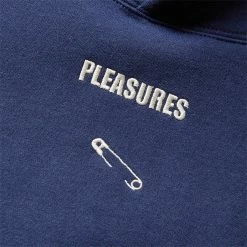 Pleasures SAFETY PIN HOODIE -NIke Shop pleasuresSAFETYPINHOODIENAVYSP22W018 3