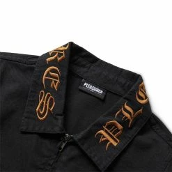 Pleasures TEMPER WORK JACKET -NIke Shop pleasuresTEMPERWORKJACKETBLACKSP22F029 3