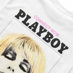 Pleasures X PLAYBOY CONNECT T-SHIRT -NIke Shop pleasuresXPLAYBOYCONNECTT SHIRTWHITESP22PB044 WHITE 4