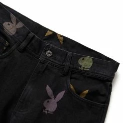 Pleasures X PLAYBOY SCATTER DENIM -NIke Shop pleasuresXPLAYBOYSCATTERDENIMBLACK30P22PB033 BLACK 3