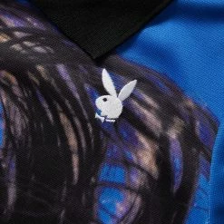 Pleasures X PLAYBOY SKY SOCCER JERSEY -NIke Shop pleasuresXPLAYBOYSKYSOCCERJERSEYBLUESP22PB021 BLUE 4