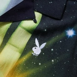 Pleasures X PLAYBOY SOLAR BUTTON DOWN -NIke Shop pleasuresXPLAYBOYSOLARBUTTONDOWNORANGESP22PB026 ORANGE 4