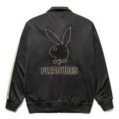 Pleasures X PLAYBOY WICKED TRACK JACKET -NIke Shop pleasuresXPLAYBOYWICKEDTRACKJACKETBLACKMP22PB028 BLACK 2