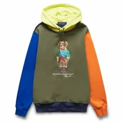 Polo Ralph Lauren VOYAGER BEAR GRAPHIC FLEECE HOODED SWEATSHIRT