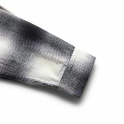 Reception OVERSHIRT OMBRE COTTON BRUSH FLANNEL -NIke Shop receptionOVERSHIRTOMBRECOTTONBRUSHFLANNELIRONGREYMJ0048 5