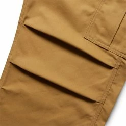 Reese Cooper BRUSHED COTTON CANVAS CARGO PANTS -NIke Shop reesecooperBRUSHEDCOTTONCANVASCARGOPANTSWHEAT32TS00087 4