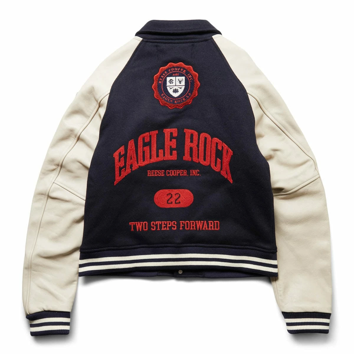 Reese Cooper TWO STEPS FORWARD WOOL VARSITY JACKET 4 Reese Cooper TWO STEPS FORWARD WOOL VARSITY JACKET - Image 2