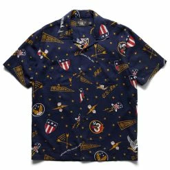 RRL LINEN/VISCOSE 2-POCKET CAMPSHIRT