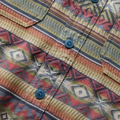 RRL S/S KNIT WORKSHIRT -NIke Shop rrlSSKNITWORKSHIRTKRRL061BLUEGREENMULTIM782871353001 4