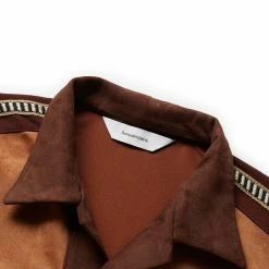 Sasquatchfabrix FAUX SUEDE TRACK JACKET CAMEL L -NIke Shop sasquatchfabrixFAUXSUEDETRACKJACKETCAMELM22AW CSS 00601 4