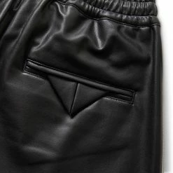 Sasquatchfabrix SYNTHETIC LEATHER TRACK PANTS -NIke Shop sasquatchfabrixSYNTHETICLEATHERTRACKPANTSBLACKS22AW PA9 018 01 4