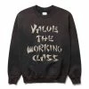 Sasquatchfabrix VALUE THE WORKING CLASS VINTAGE SWEATSHIRT -NIke Shop sasquatchfabrixVALUETHEWORKINGCLASSVINTAGESWEATSHIRTBLACKS22AW CSS 00504 1